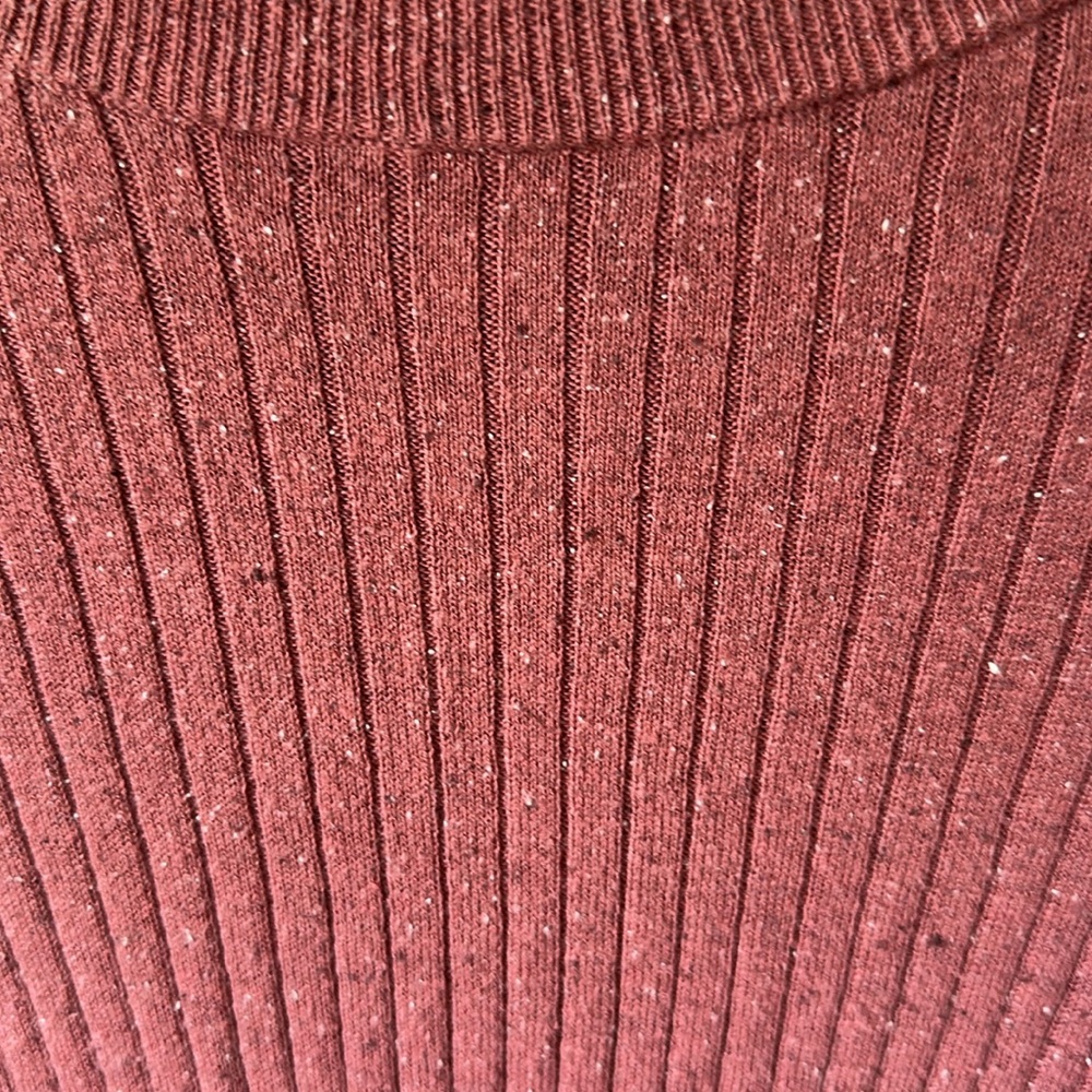 Pink Ribbed Knit Sweater - Picture 2 of 4